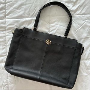 Tory Burch Black Shoulder Tote Bag